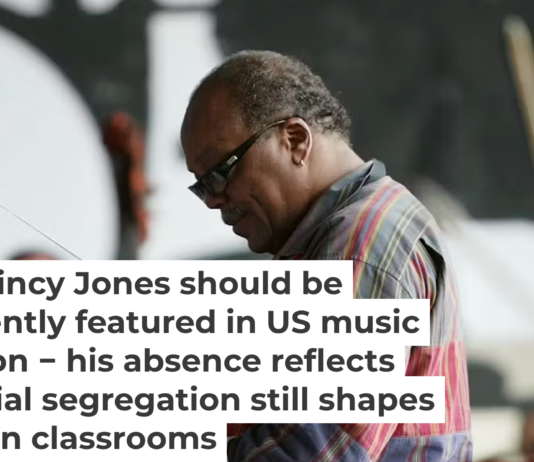 Quincy Jones conducts an orchestra in Rome in May 2004. Frank Micelotta/Getty Images